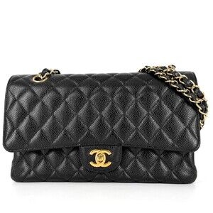 Chanel Matelassé 25 Shoulder Bag for Women, Double Chain, Coco Mark, Flap, Ba...